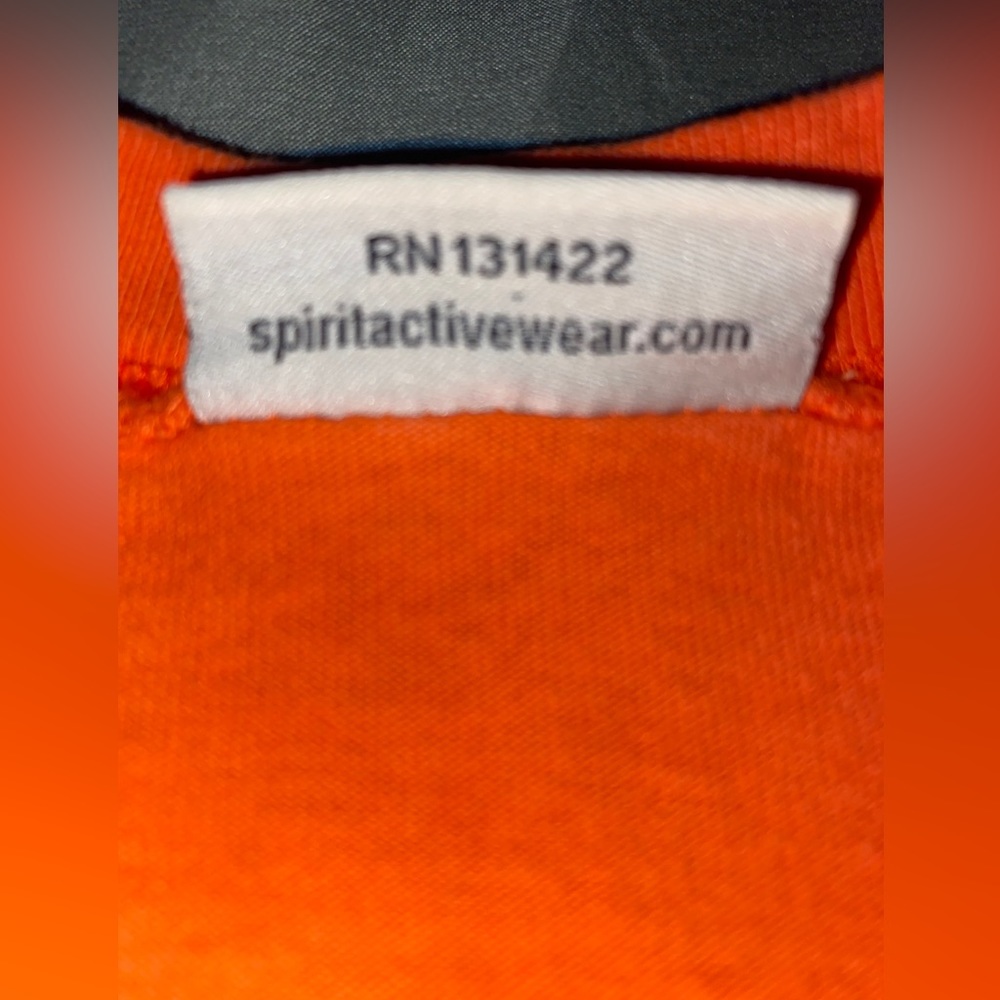 Providence Long Sleeve Shirt Spirit Men's Size XS Orange Jersey Tee‎ - Picture 5 of 7